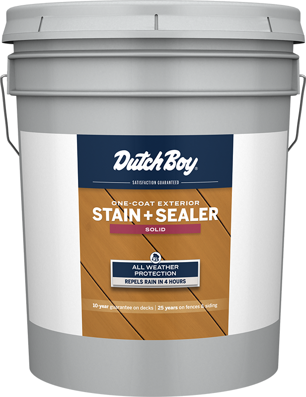 5 gallon bucket of Dutch Boy Stain + Sealer