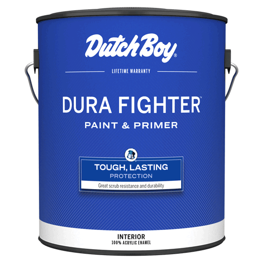 One-gallon can of Dutch Boy Dura Fighter Interior paint.