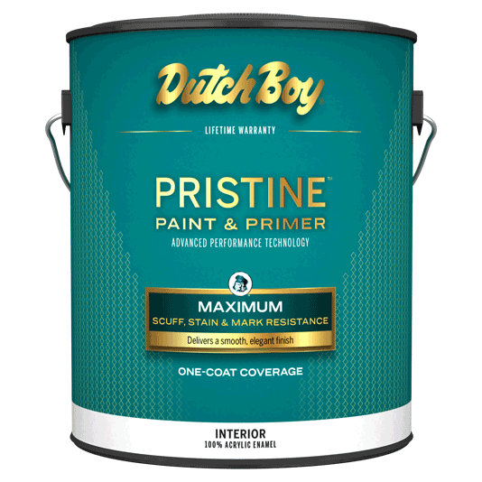 One-gallon can of Dutch Boy Pristine Interior paint.