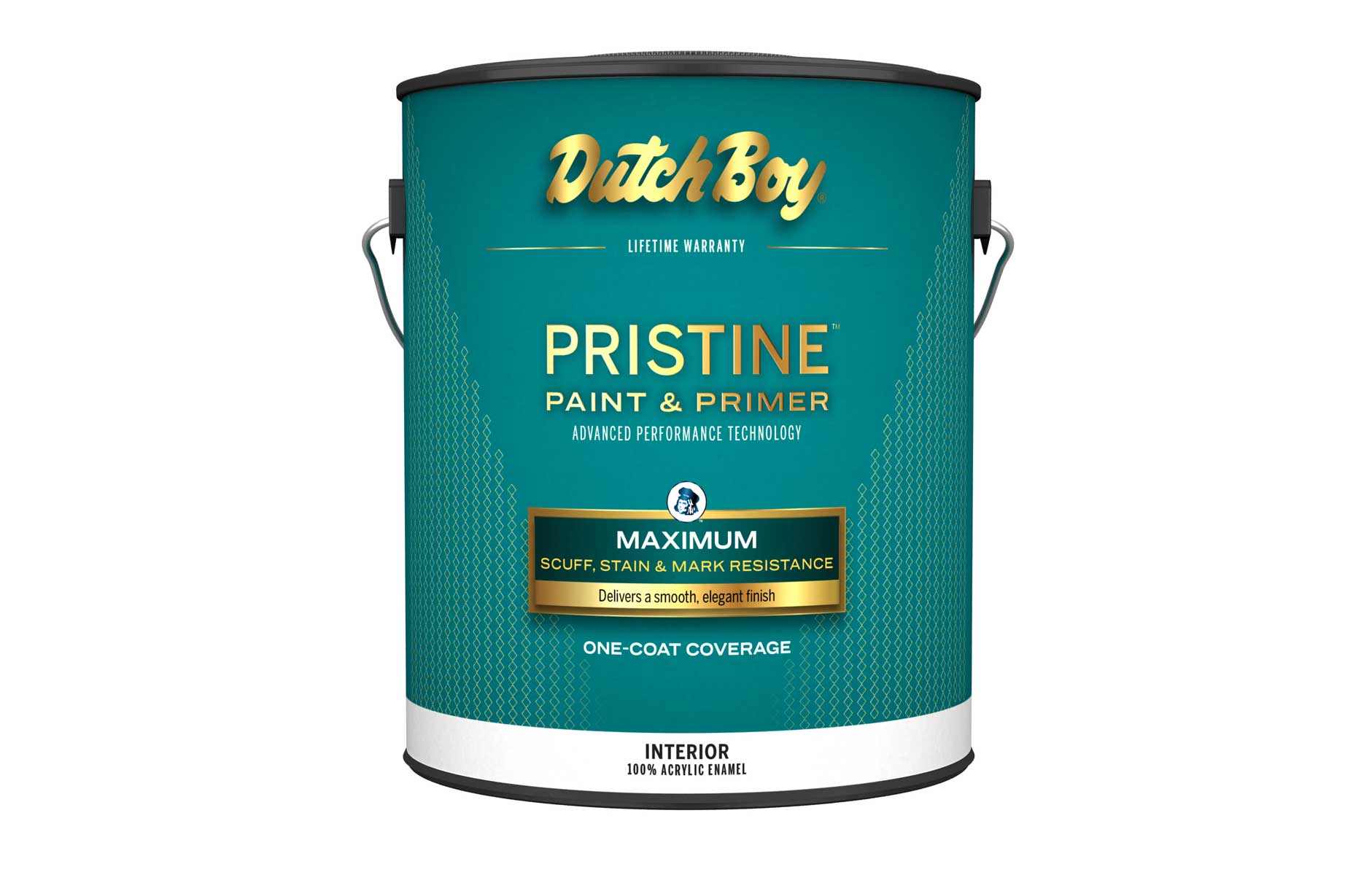 Can of Dutch Boy Pristine interior paint