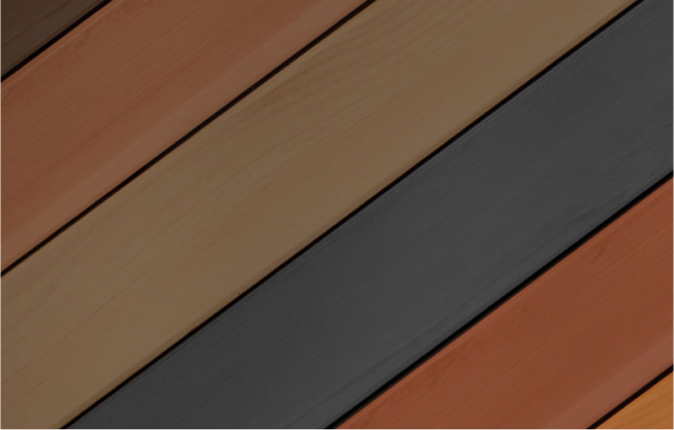 different colors of wood stain