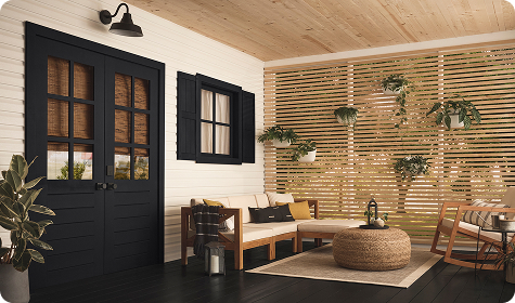 view of room with painted objects